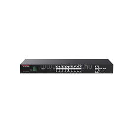 IP-COM G1120P-16-150W Switch PoE (18x1Gbps; 2x SFP; 16 af/at PoE+ port; 135W, Rackbe szerelhető) IP-COM_G1120P-16-150W small