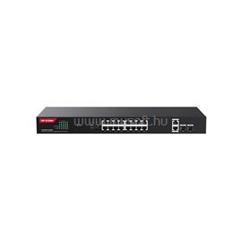 IP-COM G1120P-16-250W Switch PoE (18x1Gbps; 2x SFP; 16 af/at PoE+ port; 230W, Rackbe szerelhető) IP-COM_G1120P-16-250W small
