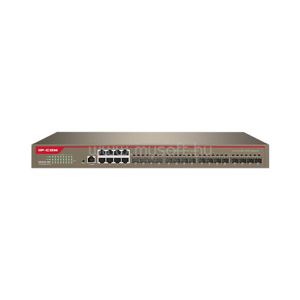 IP-COM G5324-16F vezérelhető Switch (L3; 8x1Gbps + 16xSFP port; rack-mount)