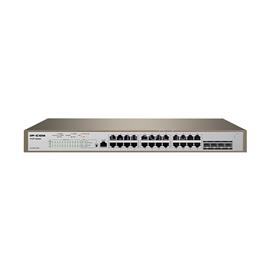 IP-COM Switch Vezérelhető PoE - PRO-S24-410W (24x1Gbps + 4x1Gbps SFP + 1x1Gbps console port; 24 af/at PoE+ port; 370W) PRO-S24-410W small