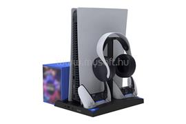 IPEGA függőleges töltőállvány 2 kontroller egyidejű töltése, PlayStation 5 kompatibilis, FEKETE PG-P5013B small