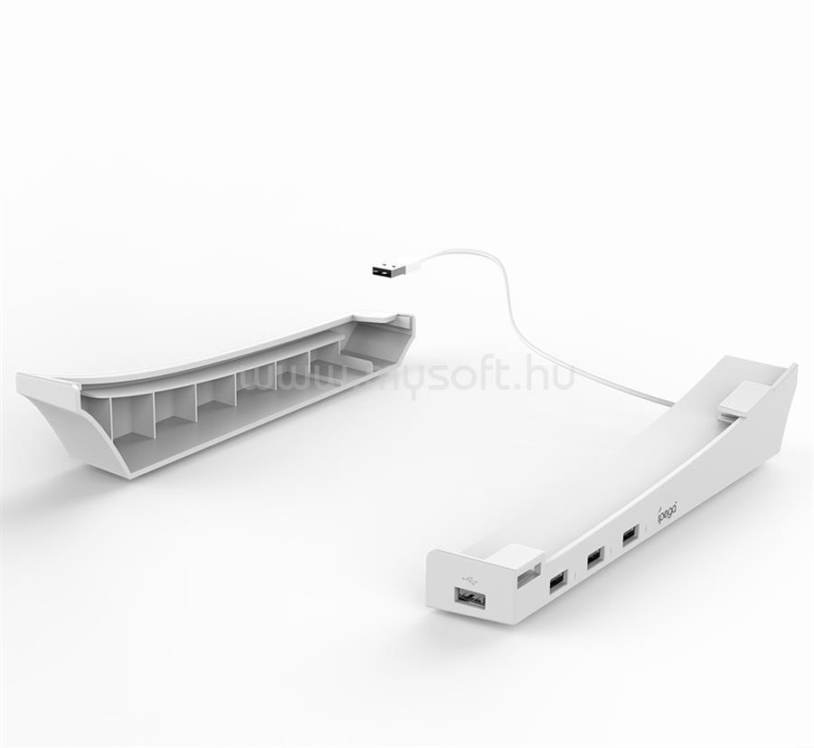 IPEGA PG-P5032 horizontális Playstation 5 tartóállvány beépített USB HUB