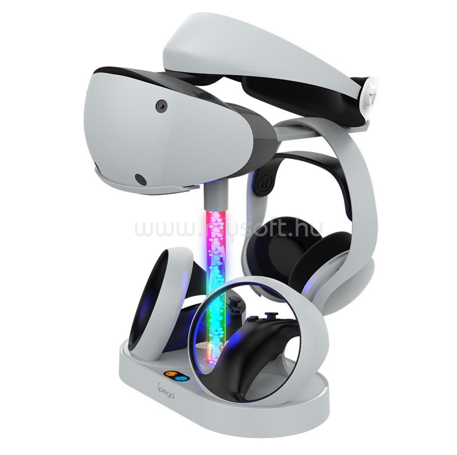 IPEGA IPEGA függőleges töltőállvány szemüveg, PS VR2 kompatibilis, FEHÉR