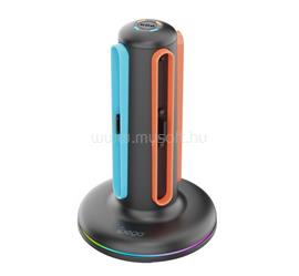 IPEGA töltő állomás 4 Joy-Con kontroller egyidejű töltése, LED jelzés, FEKETE Nintendo Switch 2 PG-SW2052 small