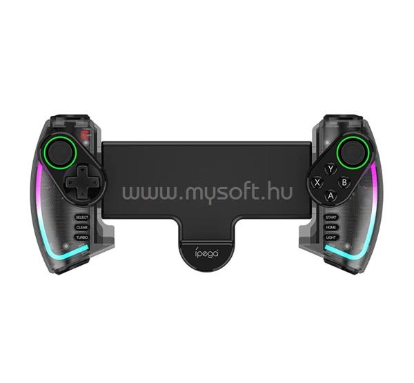IPEGA vezeték nélküli kontroller v5.0, iOS/Android/PC/PS3/Nintendo Switch kompatibilis, FEKETE