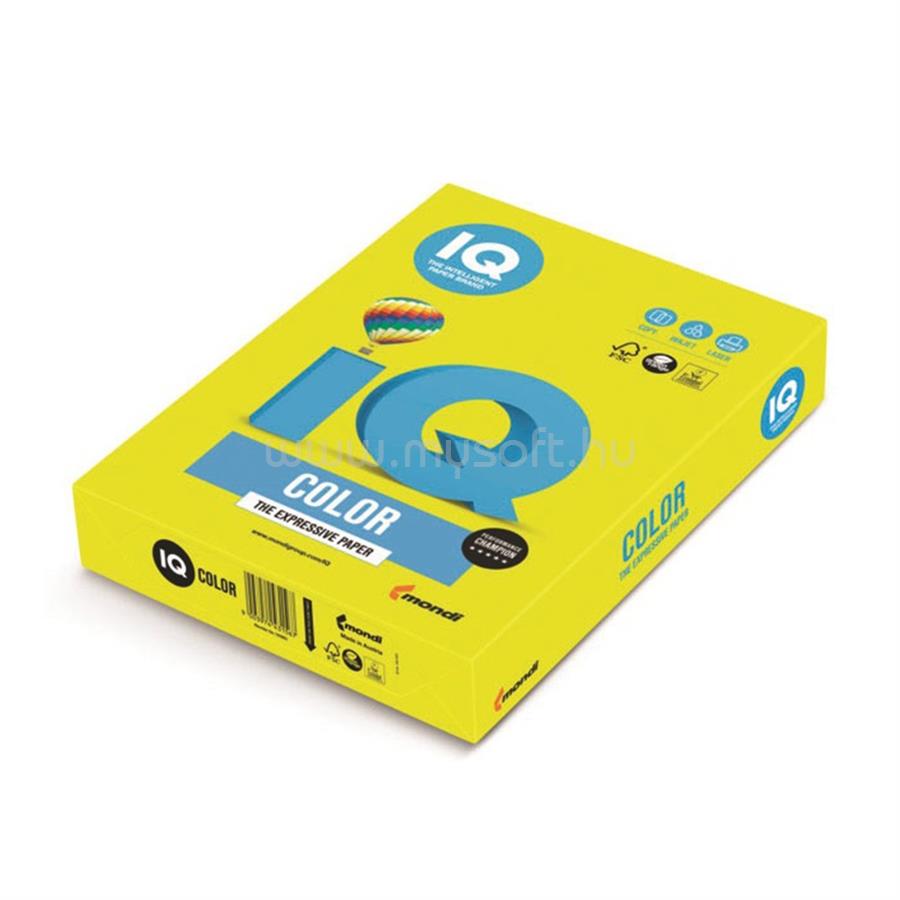 IQ Másolópapír, színes, A3, 80g. 500ív/csomag, neon zöld