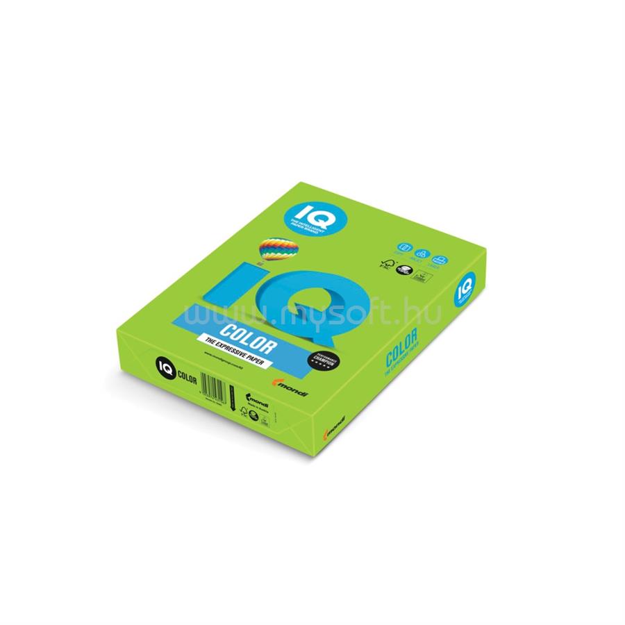 IQ Másolópapír, színes, A4, 160g. 250ív/csomag, tavaszi zöld