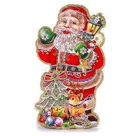 IRIS 3D Mikulás mintás/25x45cm karton dekoráció IRIS_020-08 small