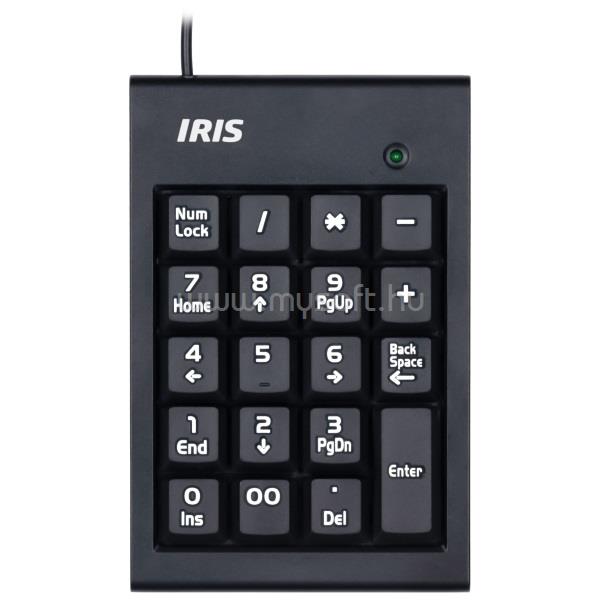 IRIS B-15 numerikus vezetékes billentyűzet (fekete)