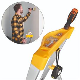 IRIS BEST DRABEST MAX 6 (5+1) lépcsős alumínium létra, összecsukható, 150 kg teherbírás DR-AL-D6-MAX small