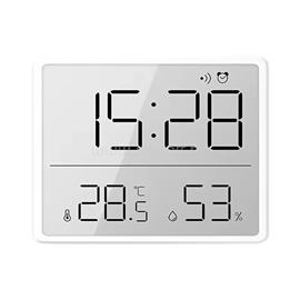 IRIS DC-111-W hőmérséklet és páratartalom kijelzéssel, ébresztő funkcióval fehér digitális óra IRIS_IRIS_DC-111-W small