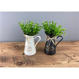 IRIS E5571 dekoráció művirággal kancsóban 11x18cm IRIS_5571 small