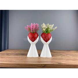 IRIS E5754 szív a kézben dekoráció művirággal 10x27cm IRIS_E5754 small