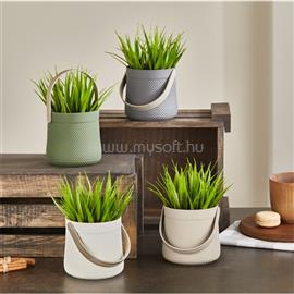 IRIS E5764 dekoráció művirággal cserépben 11x18cm IRIS_E5764 small