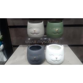 IRIS E5769 macskafej alakú cserép 9x9cm IRIS_E5769 small
