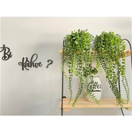 IRIS E5835 dekoráció művirággal cserépben 16x35cm IRIS_E5835 small