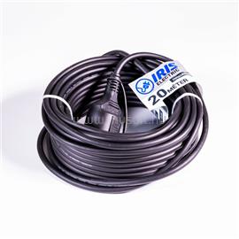 IRIS ELECTRIC IEEC-20M-16A/250V Kültéri hosszabbító 20 méteres 16A/250V, H05RR-F, IP44, fekete IEEC-20M-16A/250V small