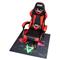 IRIS GAMER BLUE HEXAGON 120cm átmérőjű, 2mm vastag, hatszög mintás kerek padlóvédő székalátét IRIS_MAT_BLUE_120_HEX small