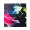 IRIS GAMER BLUE HEXAGON 120cm átmérőjű, 2mm vastag, hatszög mintás kerek padlóvédő székalátét IRIS_MAT_BLUE_120_HEX small
