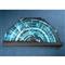 IRIS GAMER ELECTRIC  118x118cm, 3mm vastag, szögletes padlóvédő székalátét IRIS_MAT_GAMNER_ELECTRIC_118X118 small