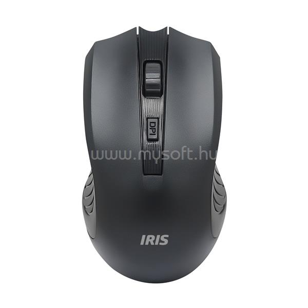 IRIS IOM603-W-B vezeték nélküli egér (fekete)