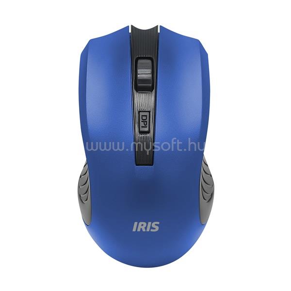 IRIS IOM603-W-BL vezeték nélküli egér (kék)