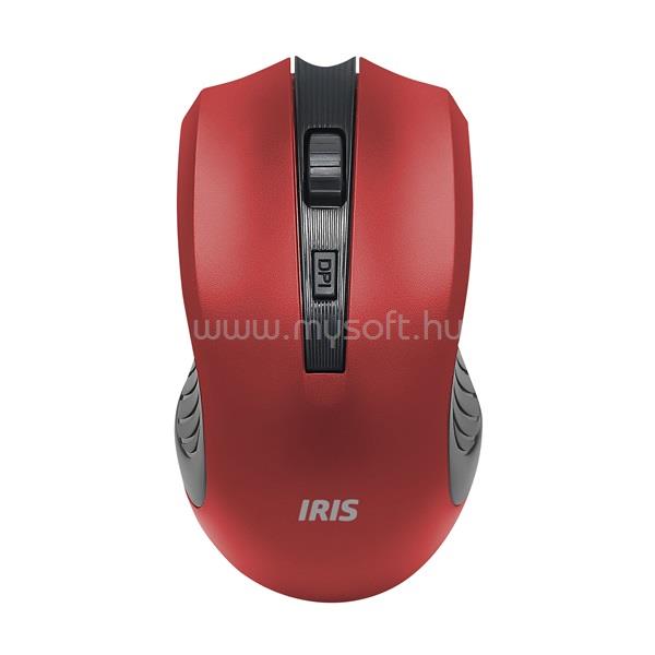 IRIS IOM603-W-R vezeték nélküli egér (piros)