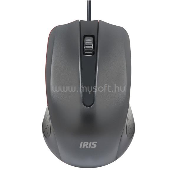 IRIS IOM861-B vezetékes egér (fekete)