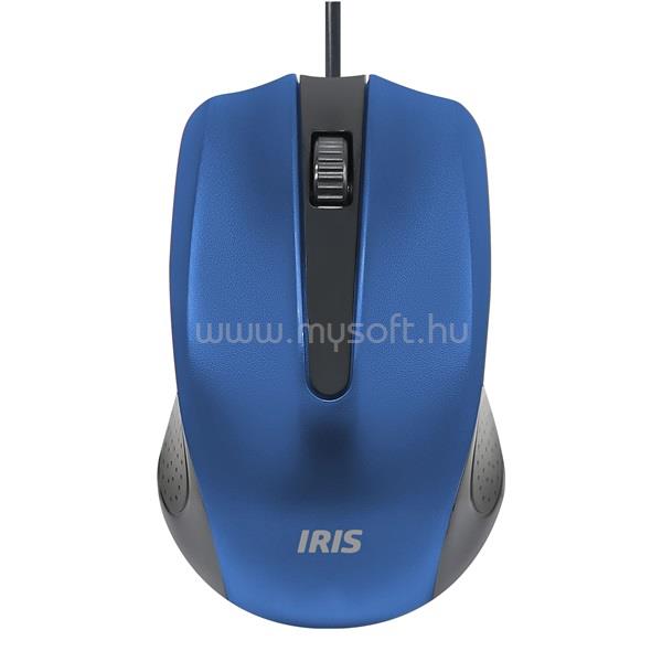 IRIS IOM861-BL vezetékes egér (kék)