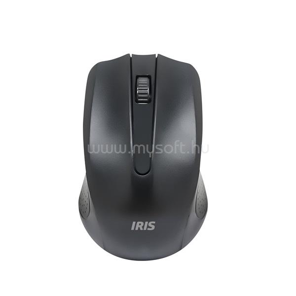 IRIS IOM861-W-B vezeték nélküli egér (fekete)