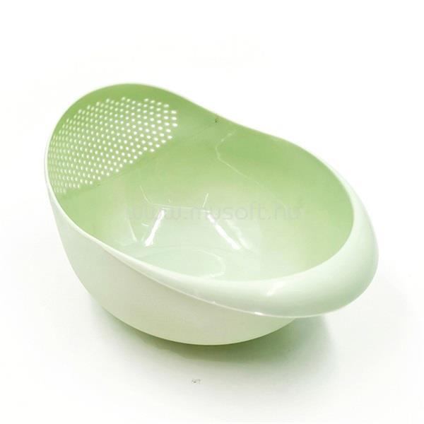 IRIS KT-001-GR zöld tál szűrővel 22cm
