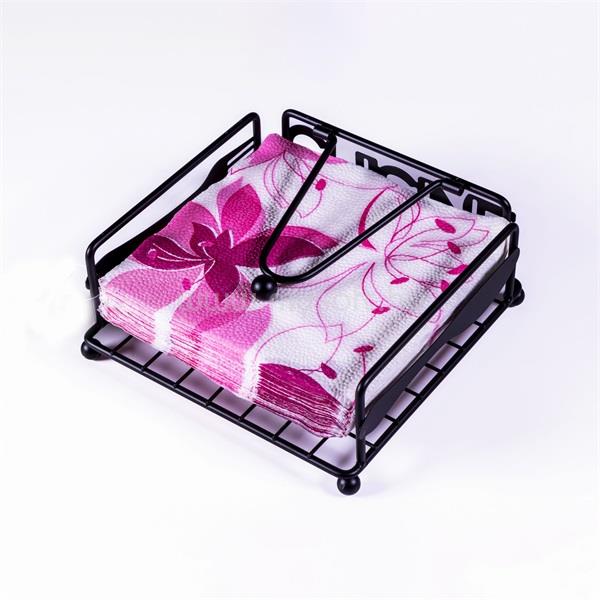 IRIS KT-211 CUISINE fémrácsos szalvétatartó 18cmx18cmx7cm
