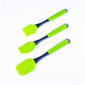 IRIS KT-231-G szilikon 3 darabos szett, sütőecset és spatulák, zöld IRIS_KT-231-G small