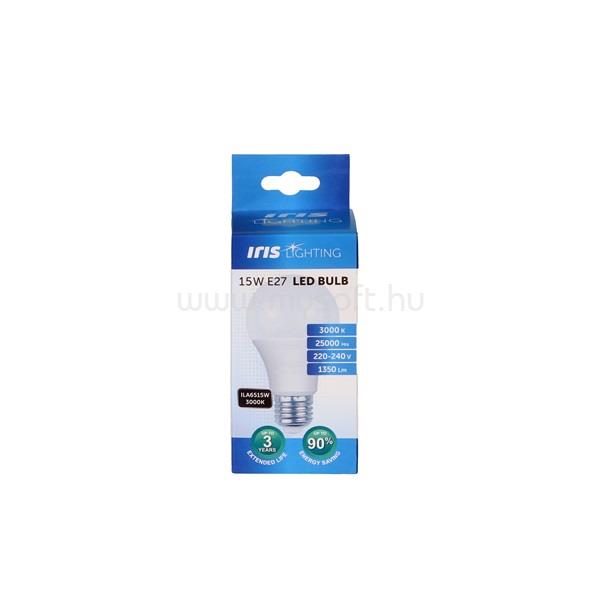 IRIS Lighting E27 A65 15W/3000K/1380lm LED fényforrás