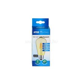 IRIS Lighting Filament Bulb Longtip E27 ST64 6W/3000K/540lm aranyszínű LED fényforrás IRIS_ILFLST646W3000K small