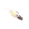 IRIS Lighting Filament Bulb Longtip FLCT35 4W/4000K/360lm aranyszínű gyertya E14 LED fényforrás IRIS_ILBLE14FLCT354W4000K small