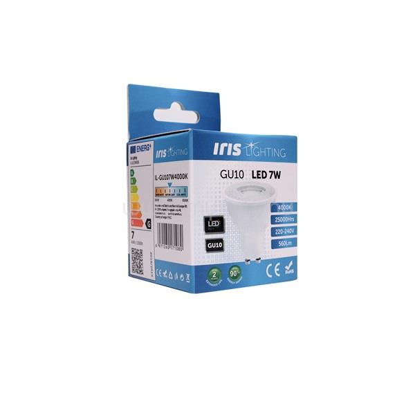 IRIS Lighting GU107W4000K 7W 560lm 4000K GU10 LED fényforrás