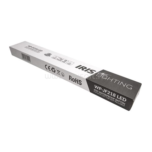 IRIS Lighting JF6218 T8 LED fénycsőre előkészített por- és páramentes lámpatest IP6560cm