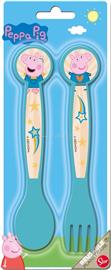 IRIS PEPPA PIG Disney evőeszköz 2 részes szett műanyag evőeszköz szett IRIS_674462 small