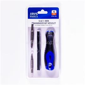 IRIS TOOLS DT-6-124 6 az 1-ben csavarhúzó bit készlet DT-6-124 small