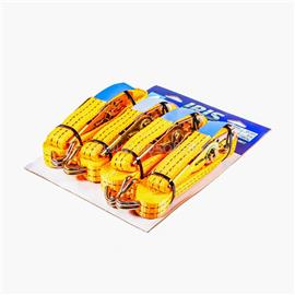 IRIS TOOLS ITCLS-6M1T blister 4db-os csomag, rakományrögzítő szett, kétrészes racsnis spanifer, 1.000 kg, 6 m, 25 mm ITCLS-6M1T small
