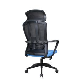 IRISOFFICE Astra ergonómikus, szövet-hálós irodai forgószék fej és háttámasszal (kék/feket) IRISOFFICE_ASTRA_KEK_FEKETE small