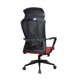 IRISOFFICE Astra ergonómikus, szövet-hálós irodai forgószék fej és háttámasszal (narancs/fekete) IRISOFFICE_ASTRA_NARANCS_FEKETE small