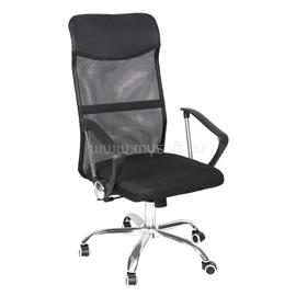IRISOFFICE AURORA szövet-hálós, magas háttámlás irodai forgószék (fekete) IRISOFFICE_AURORA small