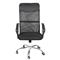 IRISOFFICE AURORA szövet-hálós, magas háttámlás irodai forgószék (fekete) IRISOFFICE_AURORA small
