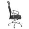 IRISOFFICE AURORA szövet-hálós, magas háttámlás irodai forgószék (fekete) IRISOFFICE_AURORA small