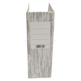 IRISOFFICE D merevfalú 9cm karton szürke textil mintás iratpapucs IRISOFFICE_530304000 small