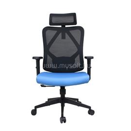 IRISOFFICE Eclipse ergonómikus, szövet-hálós irodai forgószék fej és háttámasszal (kék/fekete) IRISOFFICE_ECLIPSE_KEK_FEKETE small