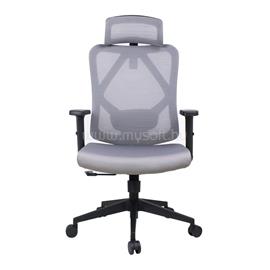 IRISOFFICE Eclipse ergonómikus, szövet-hálós irodai forgószék fej és háttámasszal (szürke) IRISOFFICE_ECLIPSE_SZURKE small
