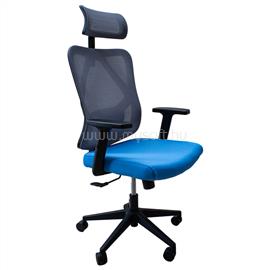 IRISOFFICE Eclipse kék/szürke ergonómikus, szövet-hálós irodai forgószék fej és háttámasszal IRISOFFICE_ECLIPSE_KEK_SZURKE small